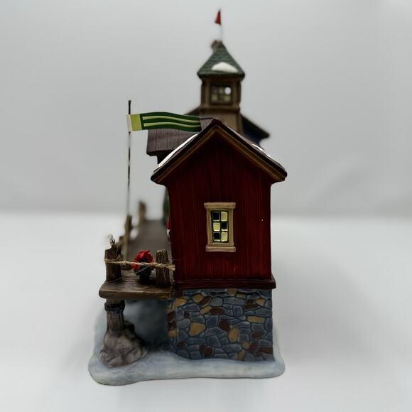 Harborside Village Deluxe Lighted House Old Nautical Wares Celebrations - Picture 6 of 10